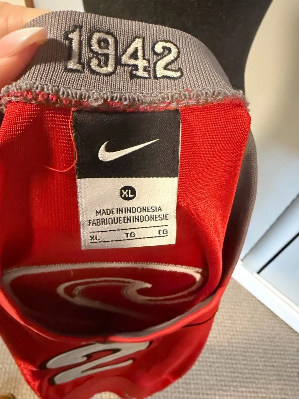 Nike Ohio State Buckeyes #2 Football Jersey Men’s XL Red NCAA - Picture 4 of 7